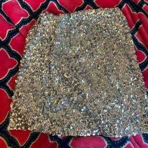 sparkly sequin skirt